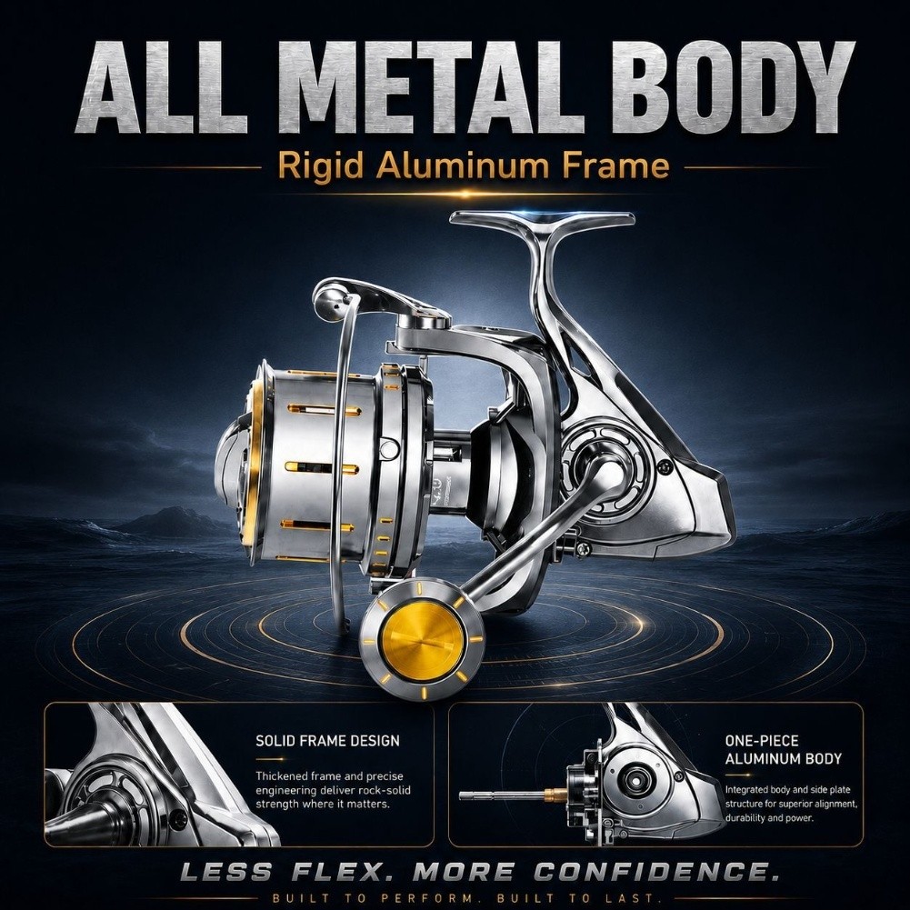 Spinnings Reel 4.6:1 Ratio 25K - огляд і ціна Reel Drag Knob